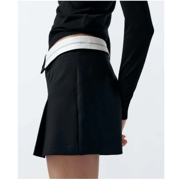ZARA Skort with Contrast Waistband - Picture 5 of 10